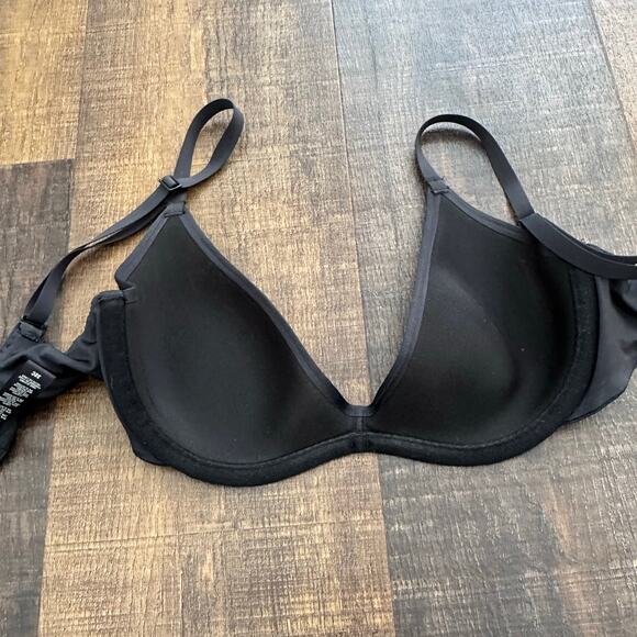 Skims Black Weightless Scoop Bra Size 32C - Picture 7 of 10